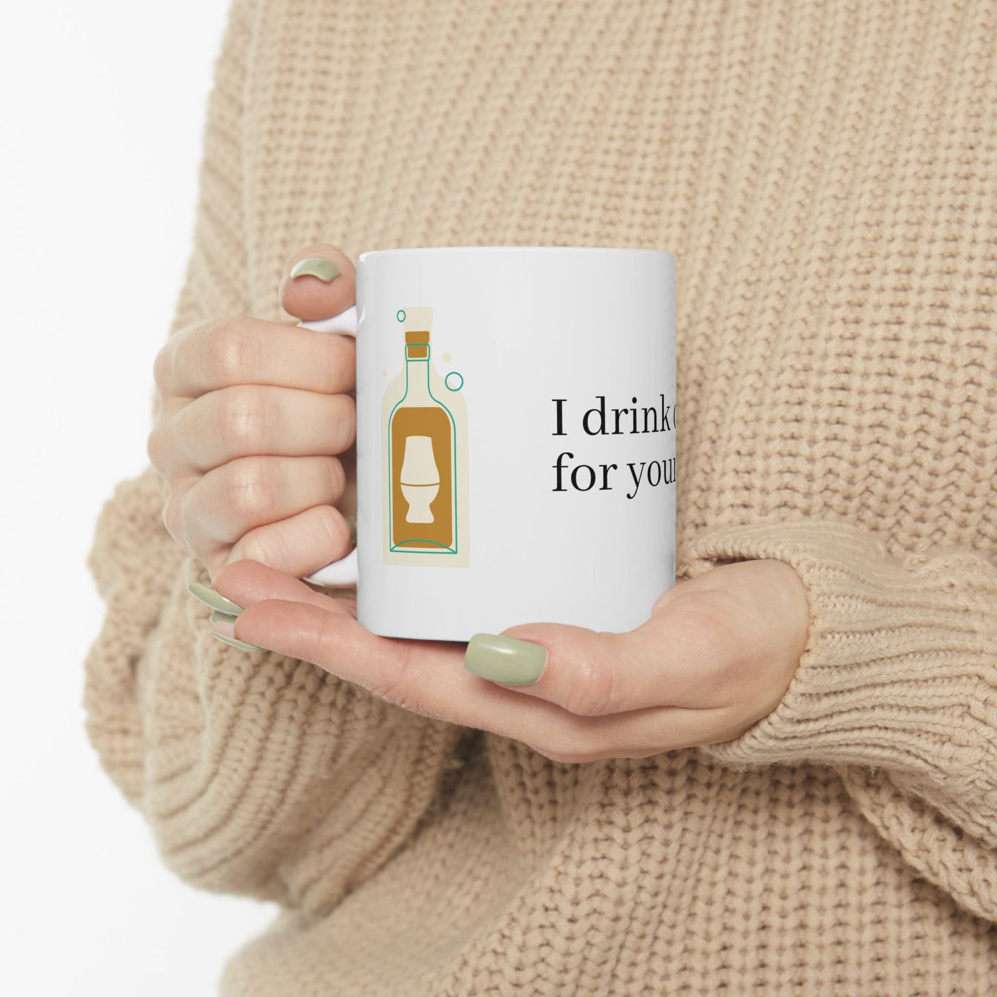 Fancy Ceramic Mug Mantra Merch - Mantra Merch