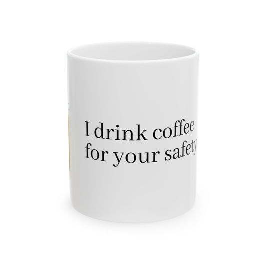 Fancy Ceramic Mug Mantra Merch - Mantra Merch